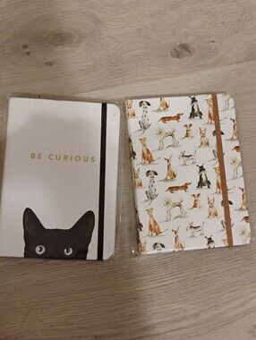 New Peter Pauper Press Dog Cat Pet Theme Journals Set Of 2
